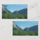 De bergen Foto Visitekaartjes (Voorkant / Achterkant)