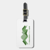 De bergen geven er niets om bagagelabel (Voorkant verticaal)