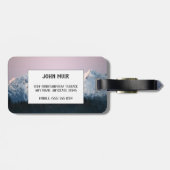 De bergen noemen Bagagelabel (Achterkant horizontaal)