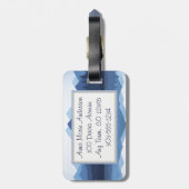 De bergen noemen Bagagelabels (Achterkant verticaal)