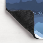 De bergen noemen Design Mousepad Muismat (Hoek)