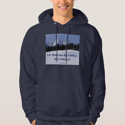 De bergen noemen John Muir SWEATSHIRT (Voorkant)
