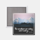 De bergen noemen Magnet Magneet (Voorkant / Achterkant)