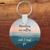 De bergen noemen Sleutelhanger (Voorkant)