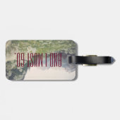 De bergen roepen bagagelabel (Achterkant horizontaal)