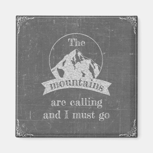 De bergen roepen magneet (Voorkant)