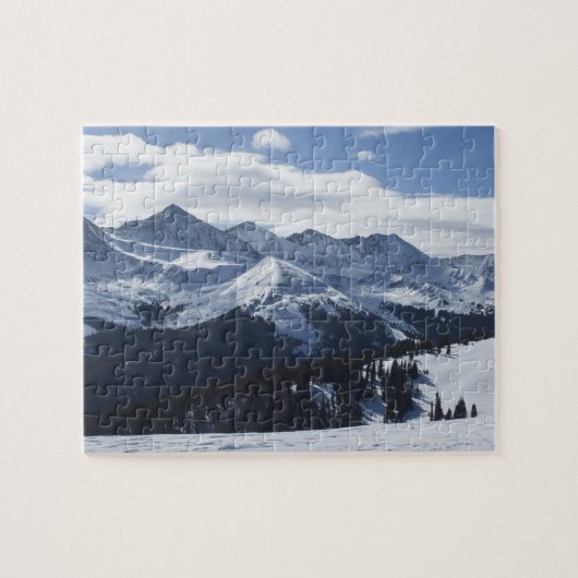 De bergen van de Alpen Legpuzzel (Horizontaal)