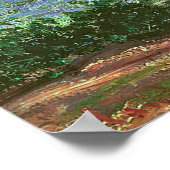 De bergen van het Esterel - Claude Monet Poster (Hoek)