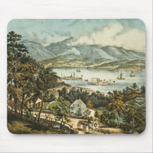 De berggebieden van de Catskills Muismat