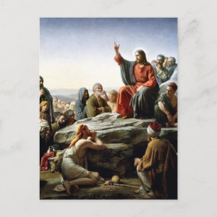 De Bergrede door Carl Bloch Briefkaart