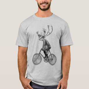 De Berijdende Fiets van de vintage van de Fiets T-shirt