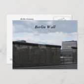 De Berlijnse muur Briefkaart (Voorkant / Achterkant)