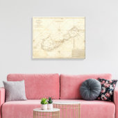 De Bermudas- of zomereilanden Canvas Afdruk (Insitu (Woonkamer))