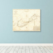 De Bermudas- of zomereilanden Canvas Afdruk (Insitu (Houten vloer))
