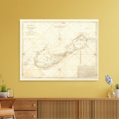 De Bermudas- of zomereilanden Canvas Afdruk (Insitu (Woonkamer))