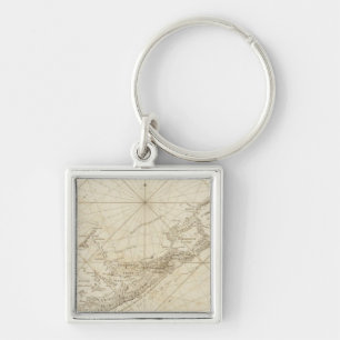 De Bermudas- of zomereilanden Sleutelhanger