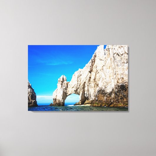De beroemde Arch in Cabo San Lucas Canvas Afdruk (Voorkant)