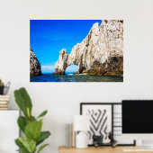 De beroemde Arch in Cabo San Lucas Poster (Thuiskantoor)
