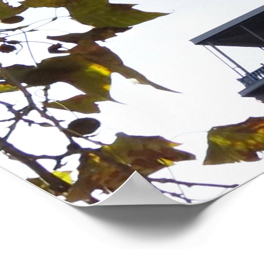 De beroemde Eiffeltoren in Parijs, Frankrijk Poster (Hoek)