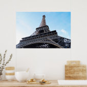 De beroemde Eiffeltoren in Parijs, Frankrijk Poster (Keuken)