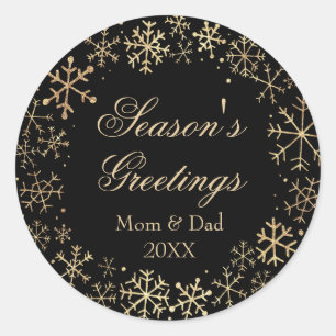 De beroemde 'Greetings Classic Round Sticker' van Ronde Sticker