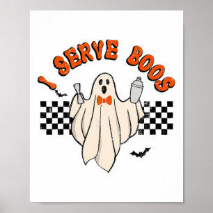 De beroemde Halloween Rtender Mixoloog Ghost I Ser Poster