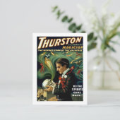 De beroemde Magicus van Thurston World -  Briefkaart (Staand voorkant)