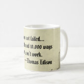 De beroemde Mok van het Citaat van het Succes van  (Voorkant rechts)
