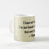 De beroemde Mok van het Citaat van het Succes van  (Voorkant links)