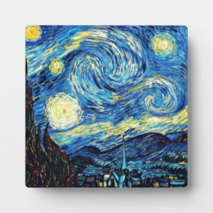 De beroemde schilderij van Van Gogh, De sterrennac Fotoplaat