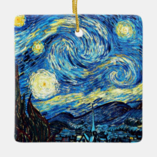 De beroemde schilderij van Van Gogh, De sterrennac Keramisch Ornament