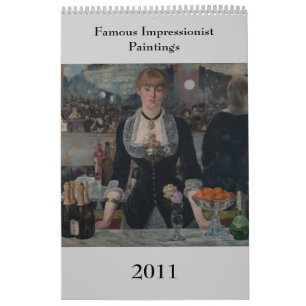 De beroemde Schilderijen van de Impressionist Kalender