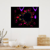 De beroemde volledige Mandelbrot set Poster (Keuken)