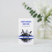 De beroeps van de schoonmaakdienst PERSONALIZE Visitekaartje (Staand voorkant)