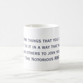 De beruchte Mok van het citaat RBG