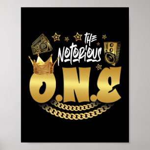 De beruchte one old school hiphop grappig 1e BIR Poster