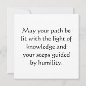 De bescheiden geleerde kaart (Achterkant)