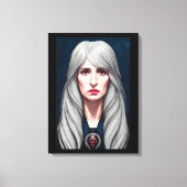 De beschermer van de heks Fantasy kunst schilderen Canvas Afdruk (Voorkant)