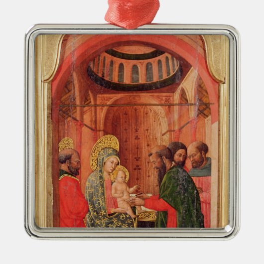 De beschikking metalen ornament (Voorkant)