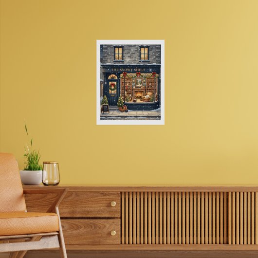De besneeuwde plank poster (Woonkamer 2)