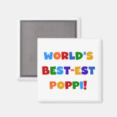 De best-meest populaire superheldere kleuren ter w magneet (Voorkant / Achterkant)