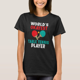 De best mogelijke Speler van de Tennis van de Lijs T-shirt