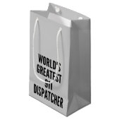 De beste 911 Dispatcher ter wereld Klein Cadeauzakje (Voorkant Gekanteld)