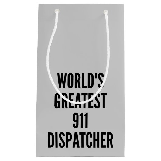 De beste 911 Dispatcher ter wereld Klein Cadeauzakje (Voorkant)