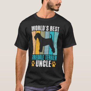 De beste Airedale Terrier oom T-shirt