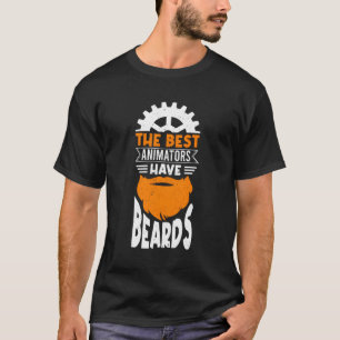 De beste animators hebben baarden animatie er t-shirt