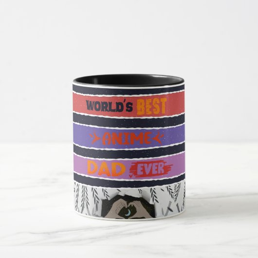 De beste Anime Pap met Mok liefdeskoffie ter werel (Midden)