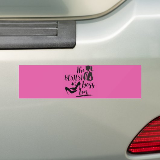 De Beste Baas Bumpersticker (Op auto)