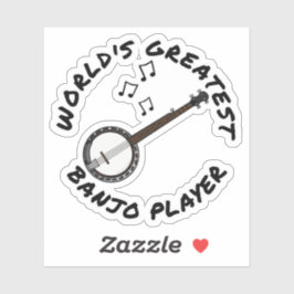 De beste banjospeler ter wereld, banjospeler Funny Sticker