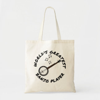 De beste banjospeler ter wereld, banjospeler Funny Tote Bag